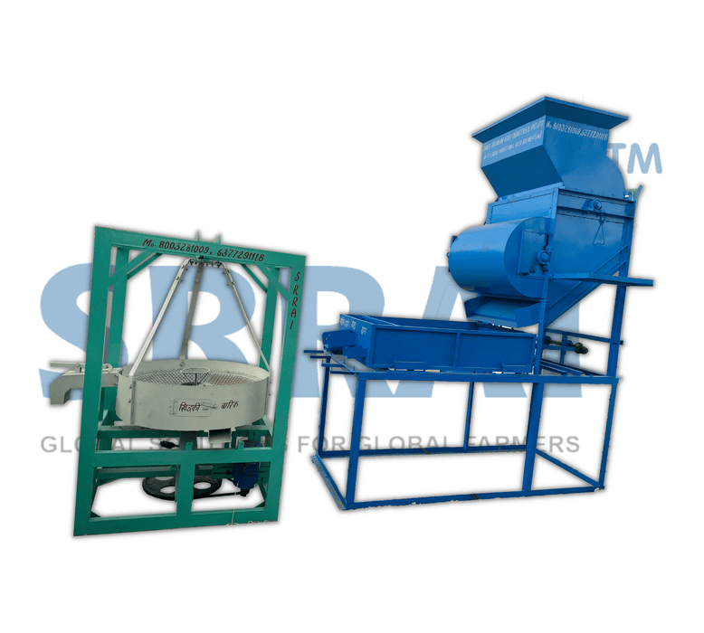 Groundnut Shelling Machine with Cleaner