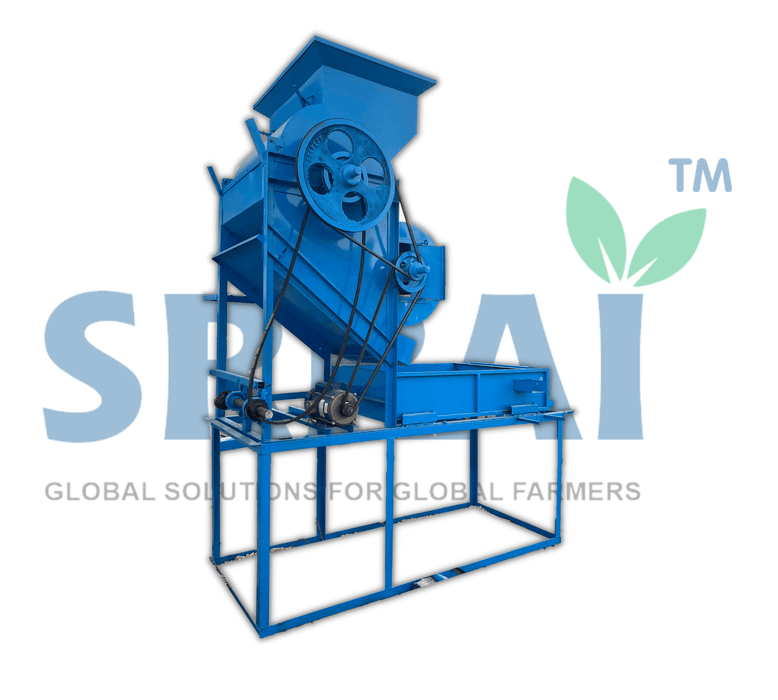 Groundnut Shelling Machine with Cleaner